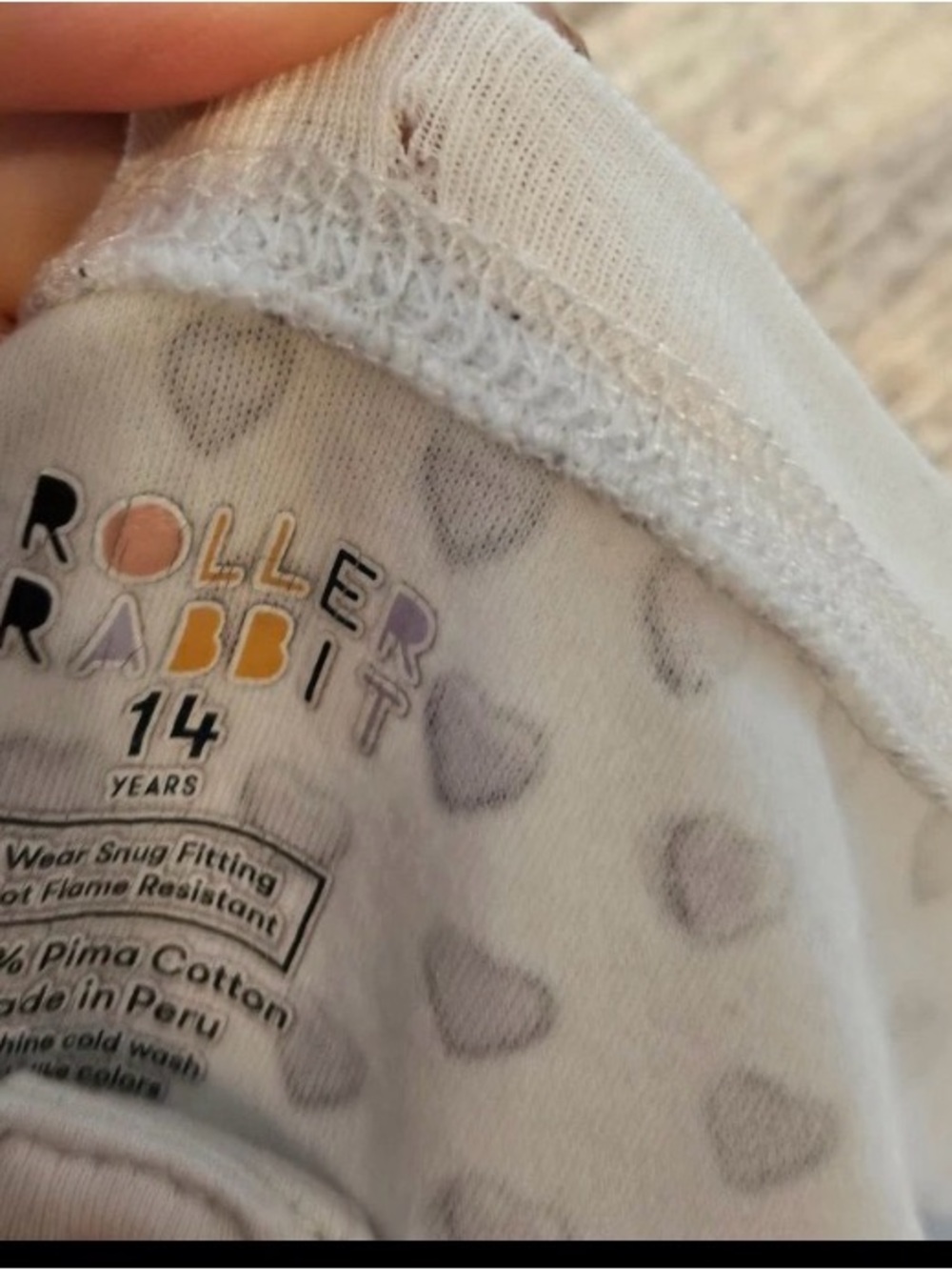 Roller Rabbit Purple Heart Pajama Set - Picture 3 of 3
